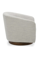 Modern European furniture - Curved Swivel Accent Chair - www.oroa.com
