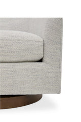 Modern European furniture - Curved Swivel Accent Chair - www.oroa.com