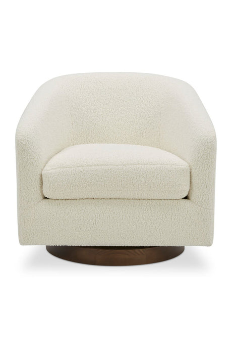 Modern European furniture - Curved Swivel Accent Chair - www.oroa.com