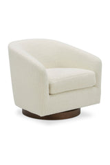 Modern European furniture - Curved Swivel Accent Chair - www.oroa.com