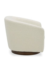 Modern European furniture - Curved Swivel Accent Chair - www.oroa.com