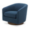 Modern European furniture - Curved Swivel Accent Chair - www.oroa.com
