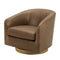 Modern European furniture - Curved Swivel Accent Chair - www.oroa.com
