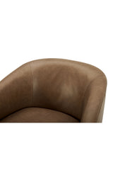 Modern European furniture - Curved Swivel Accent Chair - www.oroa.com