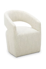 Modern European furniture - Split-Back Rolling Dining Chair - www.oroa.com