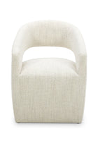Modern European furniture - Split-Back Rolling Dining Chair - www.oroa.com
