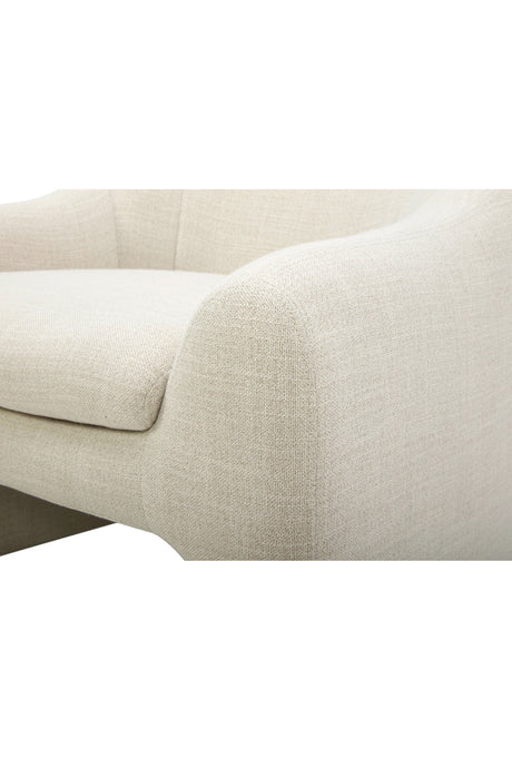 Modern European furniture - Sloped-Arm Lounge Chair - www.oroa.com