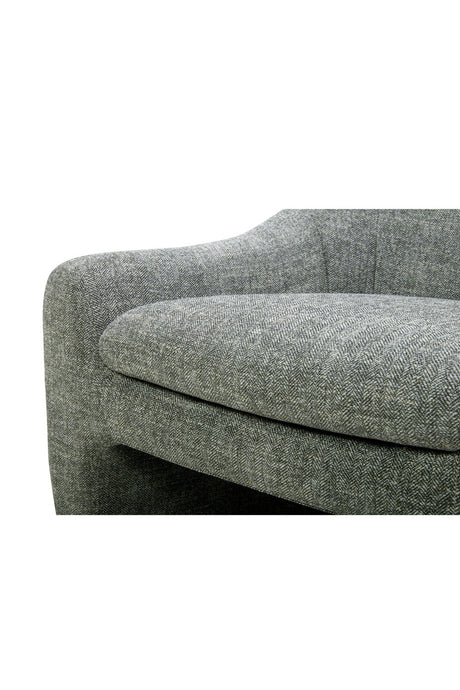 Modern European furniture - Sloped-Arm Lounge Chair - www.oroa.com