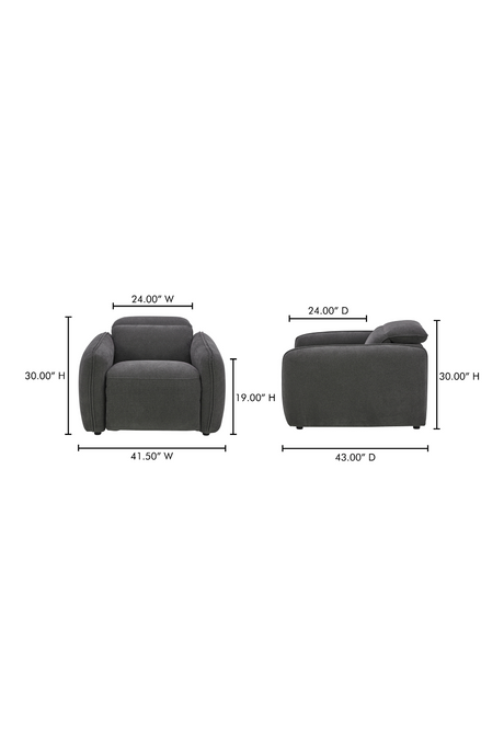 Modern European furniture - Power Recliner Lounge Chair - www.oroa.com