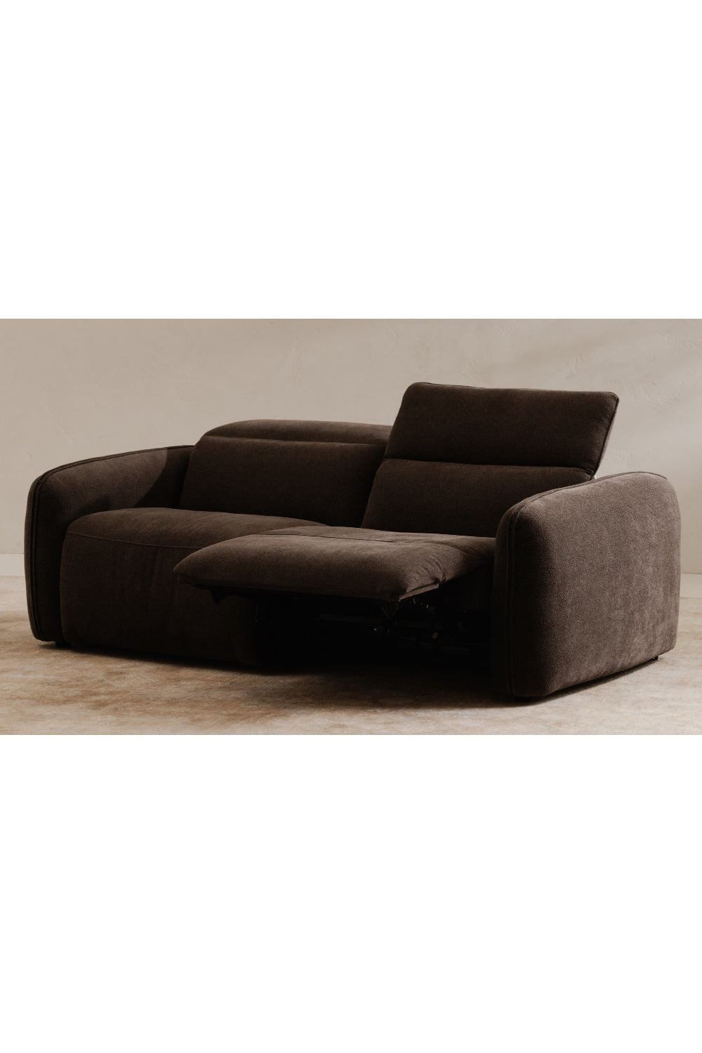 Modern European furniture - Gray Power Recliner Sofa - www.oroa.com