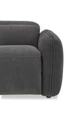 Modern European furniture - Gray Power Recliner Sofa - www.oroa.com