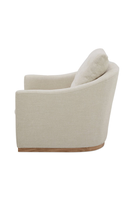 Modern European furniture - Barrel Back Swivel Lounge Chair - www.oroa.com