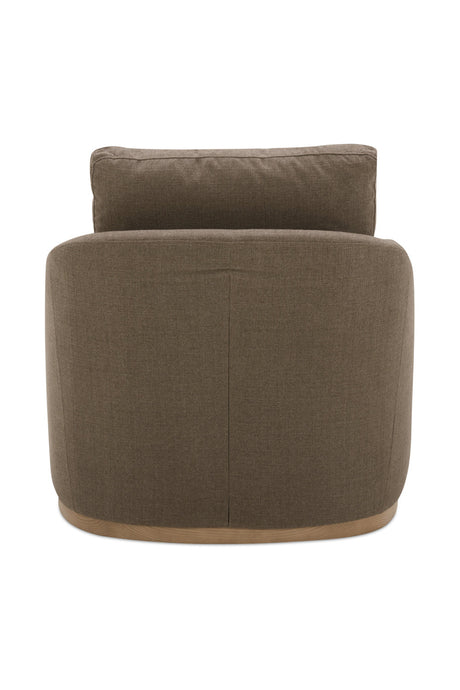Modern European furniture - Barrel Back Swivel Lounge Chair - www.oroa.com