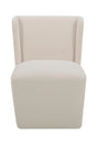 Modern European furniture - Upholstered Rolling Dining Chair - www.oroa.com