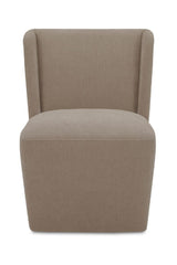 Modern European furniture - Upholstered Rolling Dining Chair - www.oroa.com