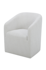 Modern European furniture - Upholstered Rolling Dining Chair - www.oroa.com