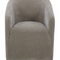 Modern European furniture - Upholstered Rolling Dining Chair - www.oroa.com