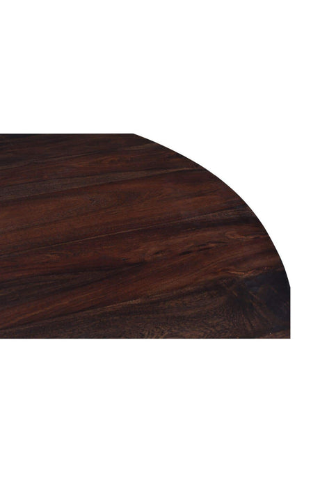 Modern European furniture - Brown Sheesham Round Dining Table - www.oroa.com