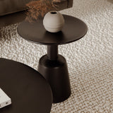 Modern European furniture - Round Wooden End Table - www.oroa.com