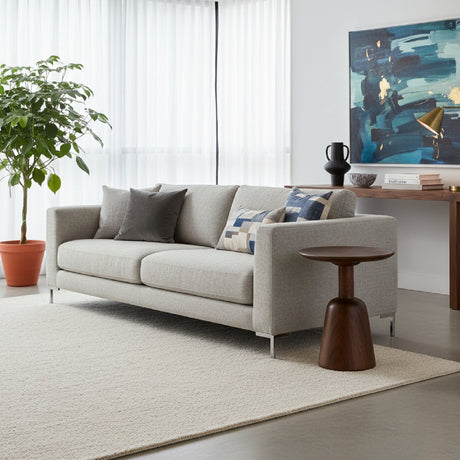 Modern European furniture - Round Wooden End Table - www.oroa.com