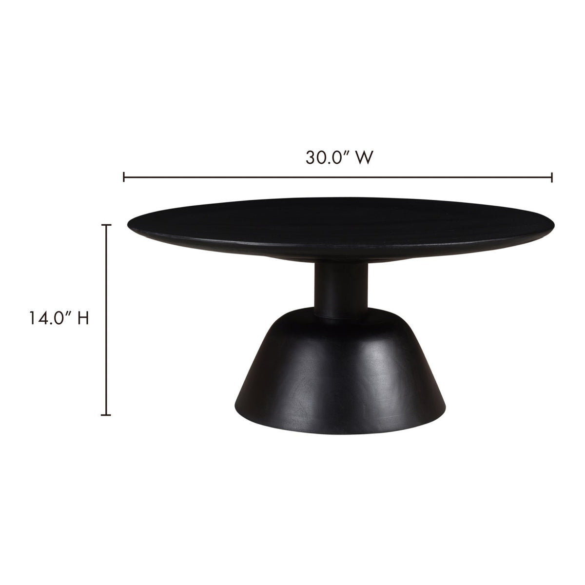 Modern European furniture - Wooden Round Coffee Table - www.oroa.com