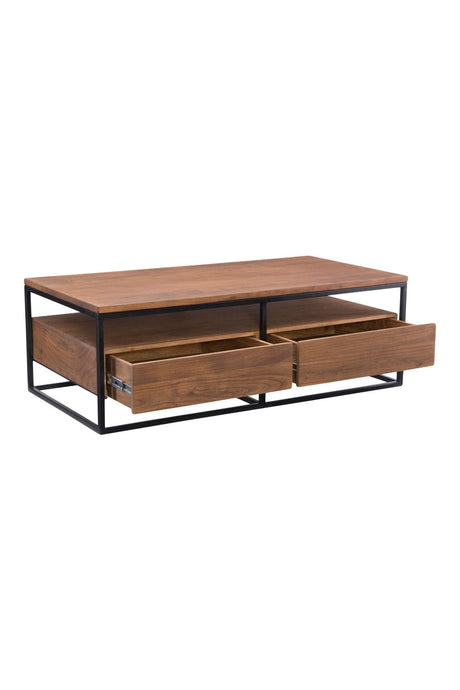 Modern European furniture - Acacia Wood Coffee Table - www.oroa.com