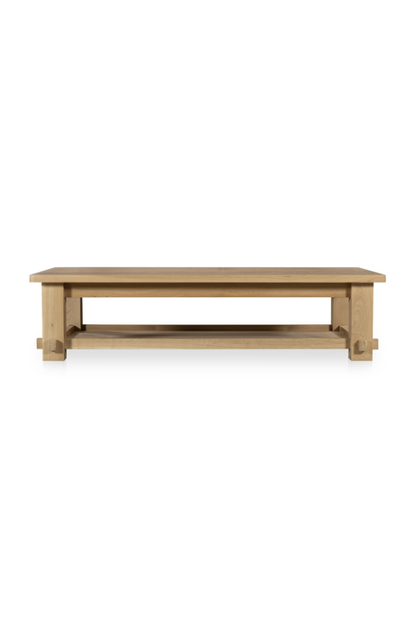 Modern European furniture - Natural Solid Oak Coffee Table - www.oroa.com