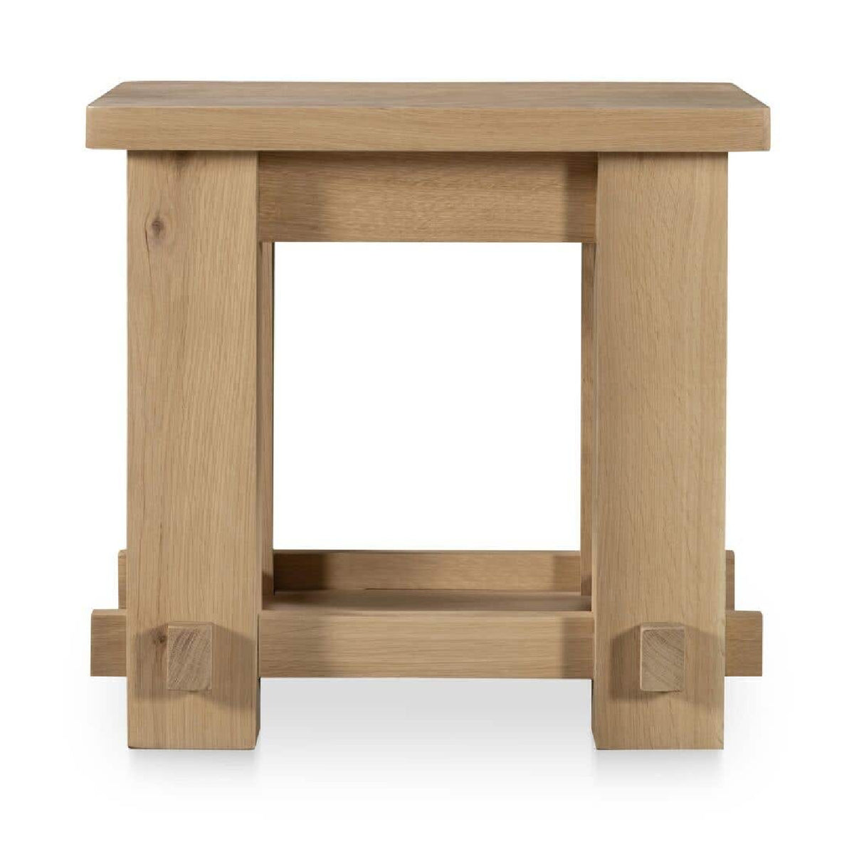 Natural Oak Side Table | Novi Living Morey
