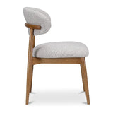 Modern European furniture - White Padded Dining Chair - www.oroa.com
