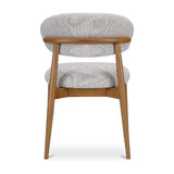 Modern European furniture - White Padded Dining Chair - www.oroa.com