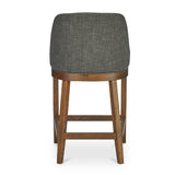 Modern European furniture - Green Curved Counter Stool - www.oroa.com