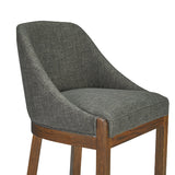 Modern European furniture - Green Curved Counter Stool - www.oroa.com