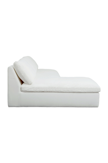 Modern European furniture - 2-Piece White Outdoor Modular Sofa - www.oroa.com