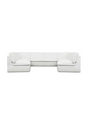 Modern European furniture - 5-Piece White Outdoor Modular Sofa - www.oroa.com