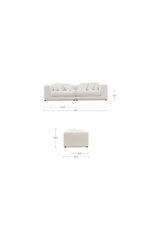 Modern European furniture - Tufted Cushion Sofa - www.oroa.com