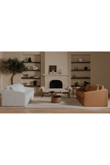 Modern European furniture - Upholstered Layered Back Sofa - www.oroa.com