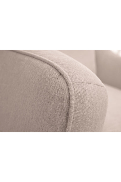 Modern European furniture - Cushioned Fabric Accent Chair - www.oroa.com