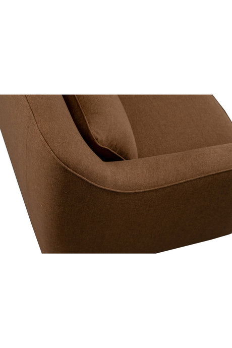 Modern European furniture - Cushioned Fabric Accent Chair - www.oroa.com