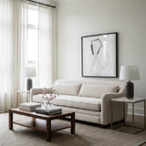 Modern European furniture - Cushioned Fabric Sofa - www.oroa.com