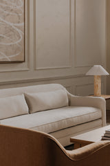 Modern European furniture - Cushioned Fabric Sofa - www.oroa.com