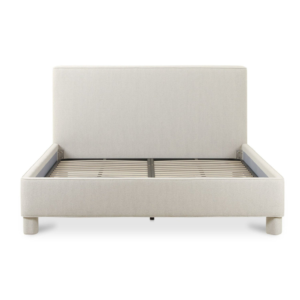 Modern European furniture - Gray Minimalist Bed - www.oroa.com