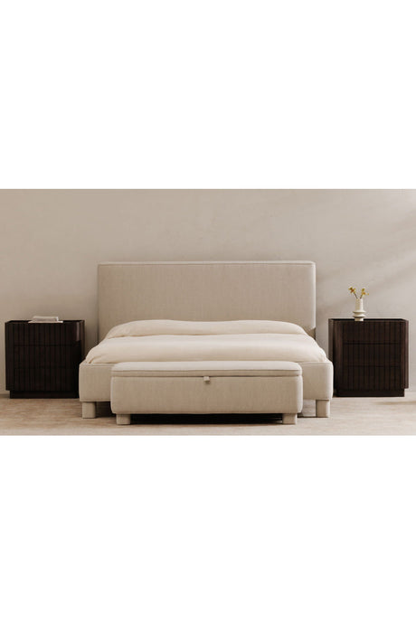 Modern European furniture - Upholstered Storage Bench - www.oroa.com