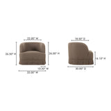 Modern European furniture - Pleated Swivel Chair - www.oroa.com