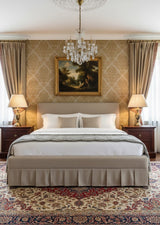Modern European furniture - Box Pleated Bed - www.oroa.com