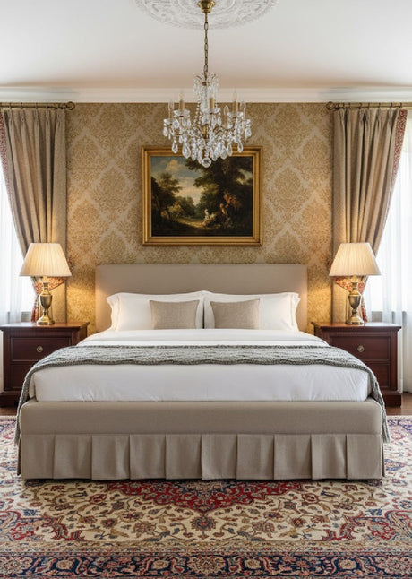 Modern European furniture - Box Pleated Bed - www.oroa.com