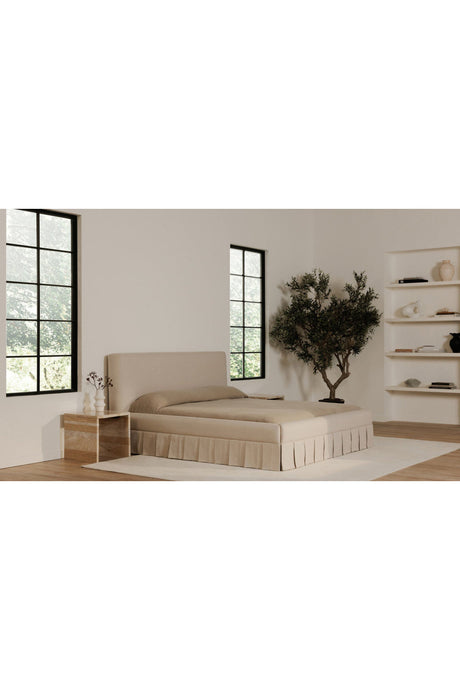 Modern European furniture - Box Pleated Bed - www.oroa.com