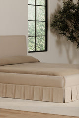Modern European furniture - Box Pleated Bed - www.oroa.com