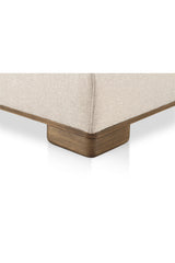 Modern European furniture - Cream Fabric Slipper Chair - www.oroa.com