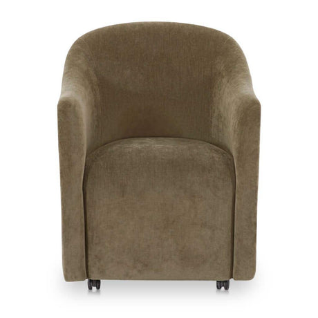 Barrel-Inspired Rolling Dining Chair | Novi Living Drava