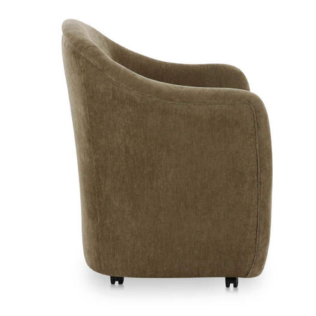 Barrel-Inspired Rolling Dining Chair | Novi Living Drava